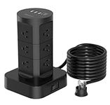 Surge Protector Power Strip Tower -