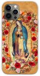 Jorsoery Phone Case for iPhone iPhone 12/12 Pro Our Lady of Guadalupe Mexican Virgin Mary Mexico Catholic Saint Soft TPU Shockproof Protective Phone Case Cover