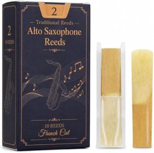 Krskul Alto Saxophone Reeds, Strength 2.0, Traditional Tone, 10 Pack