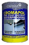 Cromar Grey Cromapol Acrylic Fibre Reinforced Roof Coat Sealant Paint 2 x 5Kg