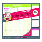 Blueline® 2025 Fridgeplanner™ Monthly Magnet Calendar, 17 Months, August 2024 to December 2025, Maxi Magnetized, 14" x 13.5", English (C174110A-25)