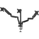 Fellowes Platinum Series Adjustable Triple Monitor Arm (8042601), black