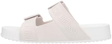 Melissa Cozy Slide M Lover Slides for Women, White, 8