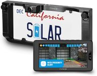 Type S Solar Powered Wireless Backup Camera, License Plate Frame Design, 3-Minute Install, 6” HD Dashboard Monitor, Motion Sensor Activation, Universal Compatibility for Cars, Trucks, RVs