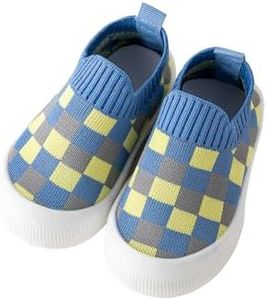 Baby Shoes,Infant Girls Boys First Walking Shoes，Unisex Toddler Lightweight Non Slip Soft Sole Sneakers., 01_blue, 12-18 Months Toddler
