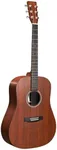 Martin D-X1E Mahogany Acoustic-electric Guitar - Figured Mahogany