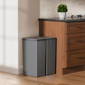 EKO Morandi 40L Twin Kitchen Bin – Dual Compartment Waste Recycling