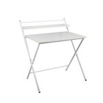 BLUMUNO X-Plus Office Table for Home/wfh Essential/Folding Table for Study/Home Office/Work from Home Foldable Multipurpose Table (Premium White Wood Finish)