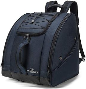 LEHAK TurnWay Ski/Snowboard Boot Bag| Excellent for Store Gear, Jacket, Helmet, Goggles, Gloves & Accessories | Travel with Waterproof Exterior & Bottom, Venting & Grommets for Snow Drainage (Blue)