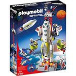 Playmobil 9488 Space Mars Mission Rocket with Launch Site with Lights and Sound, experience for little space explorers, educational toy, fun imaginative role play, play set for children ages 6+