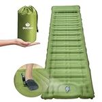 DUCINO Inflatable Sleeping Mat, 12cm Sleeping Pad for Camping, an upgraded sleeping pad with Built in Foot Pump, Suitable for Mountaineering, Beach, Hiking, Camping, and Fishing