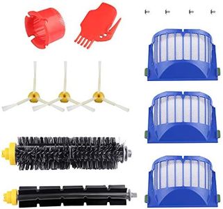 Replacement Accessories Kit for iRobot Roomba 600 Series Vacuum Cleaner with Bristle & Brush & Filters for 610 614 620 630 650 651 660 665 671 680 694 692 690 Series