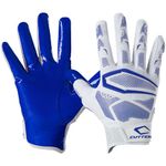 Cutters Gamer Padded Receiver Football Gloves, Extra Grip, Youth & Adult Sizes