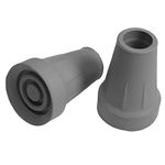 PCP Mobility & Homecare Large Crutch Tips, Grey, 1 Pair