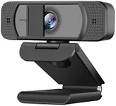 JETAKu Webcam HD 1080p-Streaming Webcam with Privacy Cover for Desktop Computer PC,100° Wide-Angle View with Stereo Microphone, USB Webcam Plug and Play,Low-Light Correction