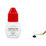 NAGARAKU Lightning Eyelash Extension Glue from BELLE GAGA 0.5s Fast Drying Retention 30 Days Tulip Scent Plant Anti-allergic Storage Time 6 Months Black False Lashes Adhesive Professional Use Only