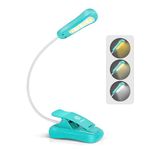 Vekkia/LuminoLite Rechargeable Book Light, 3 Colortemperature × 3 Brightness, Reading Lights for Reading in Bed. Up to 70 Hours Lighting.Gift for Bookworms, Travel.