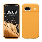 kwmobile Case Compatible with Google Pixel 8a Case - TPU Silicone Phone Cover with Soft Finish - Mango