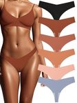 Women's Underwear Seamless Thong Panties G-Strings & Thongs T-Back Seamless Stretch Underwear for Women