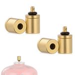 NA Outdoor Camping Gas Refill Adapter,4 Pcs Stove Connector Cylinder Gas Tank Burner Hiking Inflate Butane Canister Accessories