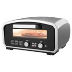 Kenmore Outdoor Indoor Electric Pizza Oven - Makes 13 inch Wood Fired Style Pizza At 850F High Heat, Weather Resistant, 5 Presets, Pizza Stone & Peel, Stainless Steel Four a Pizza Electrique