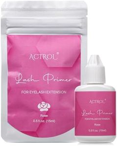 ACTROL Lash Primer for Eyelash Extensions Rose Professional Lash Adhesive Eyelash Primer Easily Removes Proteins 15ml
