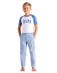 U.S. POLO ASSN. Boy's Regular Casual Pants (LKP01-PL_Blue