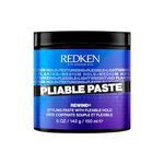 REDKEN Pliable Paste, Texturising Hair Paste for Flexible, All-Day Re-Workability, For Men and Women, Medium Hold, 150 ml