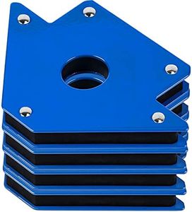 50LBS Arrow Welding Magnet Holder 4pcs 4" Strong Magnetic Metal Working Mig Tools and Equipment Workshop Welder Magnets Welding Clamps 45, 90, 135 Degree Angle