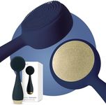 PMD Clean Pro - Smart Facial Cleansing Device with Silicone Brush & ActiveWarmth Anti-Aging Massager - Waterproof - SonicGlow Vibration Technology - Clear Pores & Blackheads - Lift, Firm, & Tone Skin