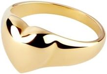 Ana Luisa Gold Heart Ring - Isla - 14K Gold Ring for Women - Hypoallergenic, Water-Resistant & Tarnish-Free Rings Ring - Stylish Women's Rings - Gold Ring Jewelry for Women, Stacking Ring