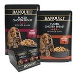 HiLife Banquet - Wet Dog Food - Flaked Chicken Breast, Rice, Liver, Veg - 100% Natural Ingredients, 100 g (Pack of 30)