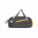 Nivia Sportspace-2.0 / Polyester Duffle Bag for Men & Women - Grey/Gym Bags with Adjustable Shoulder Strap/Fitness Bag (Grey)