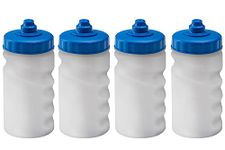 Foxberry 300ml Children's Small Reusable Water Bottles - 4 Pack - Hands Free Lid - Spill Proof - Leakproof Spout - BPA Free - Dishwasher Safe - Sports - School - Clubs