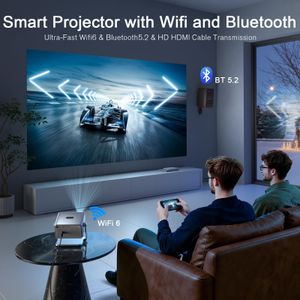 VOPLLS 4K Smart Projector – Home Theater WiFi Bluetooth