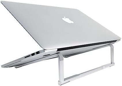 MMOBIEL Supporto PC Portatile Pieghevole - Supporto per Laptop da 10 a 18 pollici - Supporto Ventilato per Laptop Universale da Scrivania Compatibile con MacBook, ASUS, Acer e altro – Alluminio