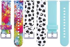 Chofit 5 Pack Bands Compatible for Verizon Gizmo 3 2 1/Gabb Watch Bands for Kids, 20MM Band Quick Release Colorful Pattern Wristband Straps for Verizon Gizmo Watch 2/T-Mobile SyncUP Kids Smartwatch