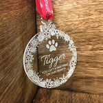 Personalised Pet Memorial Christmas Tree Bauble Decoration