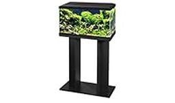 Aquarium Fish Tank with Stand/Filter/LED Lighting 60cm 2ft 58L (Black)