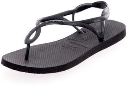Havaianas Luna, Sandalias Mujer, Black, 37/38