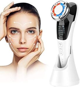 ANLAN Face Massager for Skin Care,Beauty Device Multi Anti-wrinkle High-Frequency EMS Facial Lifting Toning with Red/Blue Machine,Skin Rejuvenation and Tightening