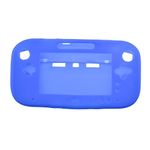 Soft Anti-Slip Silicone Protector Case Skin Cover Shell for Nintendo Wii U Gamepad (Blue)