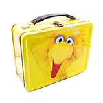 AQUARIUS Sesame Street Big Bird Fun Box - Sturdy Tin Storage Box with Plastic Handle & Embossed Front Cover - Officially Licensed Sesame Street Merchandise & Collectible