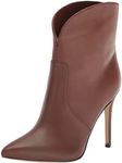 Nine West Women's TOLATE Ankle Boot, Brown, 7.5