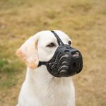 Dog Muzzle for Large Dogs Silicone Dog Muzzle, Dogs can Pant and Drink to Prevent Biting, Chewing and Barking