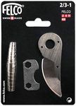 Felco Number 2/3-1 Spare Parts Kit with Blade/Tool/Spring, Silver, 35x15x5 cm