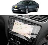 YEEPIN Compatible with Skoda Octavia 2017-2020 2021 2022 Navigation Screen Protector 9H Anti-Scratch Protective GPS Film Tempered Glass