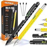 KEZKALS Gifts for Men, 2pack-9 in 1 Multi Tool Pen Set, Father's Day Gifts, Presents for Men, Gadgets for Mens Gifts for Dad, Father's Day Gifts from Daughter/Son, Gifts for Men Who Have Everything