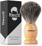 Synthetic Bristles Shaving Brush For Men, Engineered for The Best Shave of Your Life. Shaving Brush - Shave Brush for Wet Shave for Safety Razor, Double Edge Razor, Straight Razor, Shaving Razor
