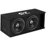 CT Sounds Dual 12” 2600W Loaded Tropo Series Ported Car Subwoofer Box - TROPO-2X12D4